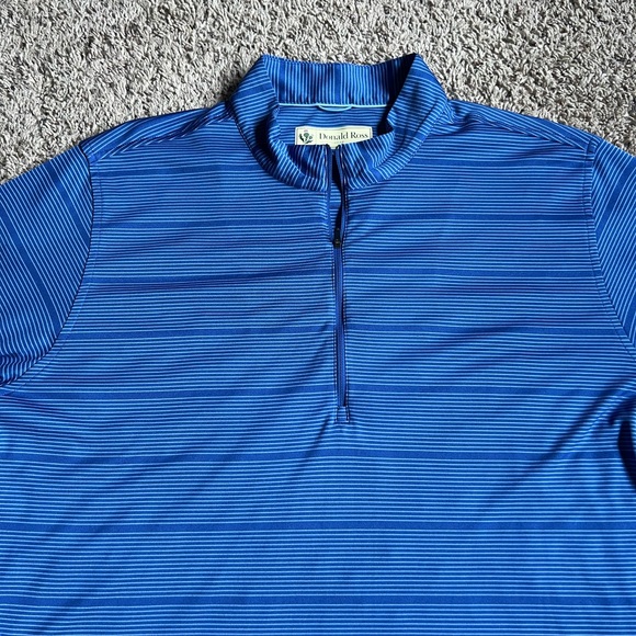 Donald Ross Shirts Donald Ross Golf Half Zip Shirt Midland Hills